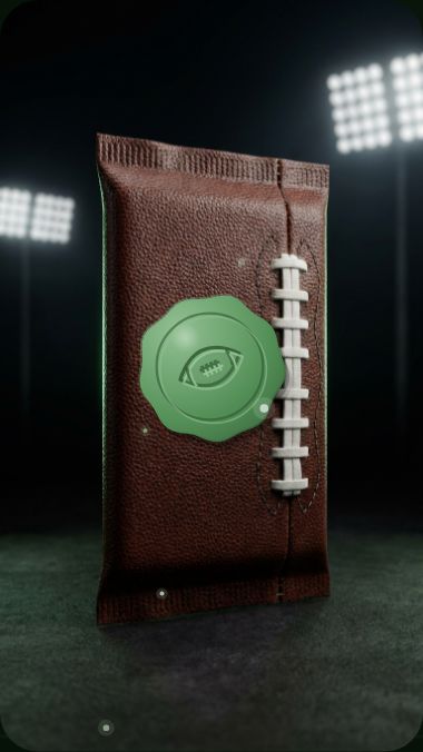 The Gridiron pack, its wax seal pressed into the centre.