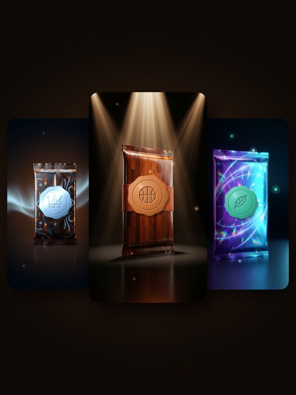 Three sealed WaxRoom packs side by side, each with its own wax seal in the centre: Legendaries, Hardwood and Fresh Pulls.
